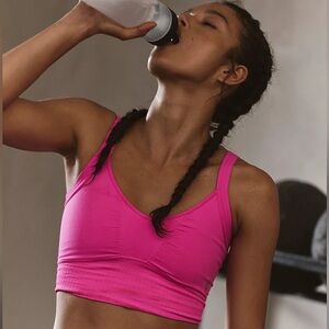 NWOT Free People Movement Good Karma Scoop Neck  Bra